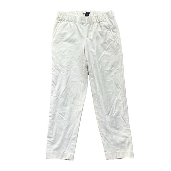 Theory Kleon B Off White Women’s Pants Size P EUC E0526210 - Picture 2 of 9